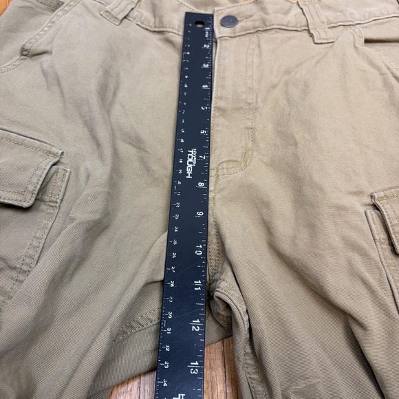 Carhartt Cargo Shorts Mens 34 Beige Relaxed Fit Canvas Workwear Stretch - Picture 6 of 8